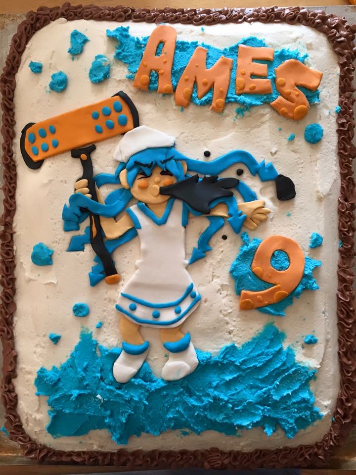 Amelia's 9th Birthday Cake